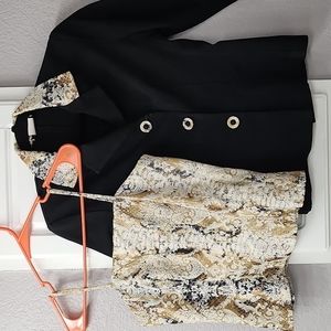 Women's Suit Jacket Blazer with matching top